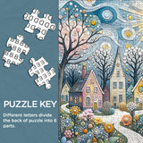 Rotating Light Town Jigsaw Puzzle 1000 Pieces