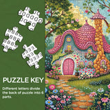 Fairy Tale Cottage Jigsaw Puzzle 1000 Pieces