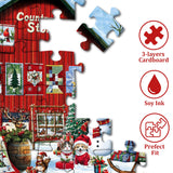 Christmas Quilt Shop Jigsaw Puzzle 1000 Pieces