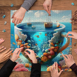 Coral Sea Cup Jigsaw Puzzle 1000 Pieces