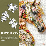 Puzzle Cavallo in Fiore 1000 Pezzi
