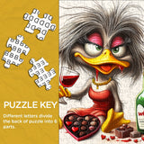 Puzzle Canard Lovestruck 1000 pièces