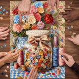 Spring button jar Jigsaw Puzzle 1000 Pieces