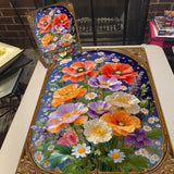 Golden Frame Florals Puzzle mit 1000 Teilen