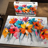 Buntes Blumen-Charme-Puzzle, 1000 Teile