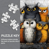 Puzzle de Hiboux Fantaisistes 1000 Pièces