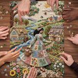Threaded Fields Jigsaw Puzzle 1000 Pieces