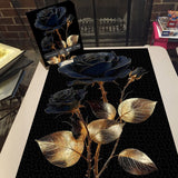 Black Gold Rose Jigsaw Puzzles 1000 Pieces