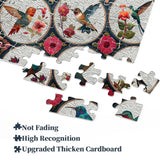 Hummingbirds Among Flowers Jigsaw Puzzle 1000 Pieces