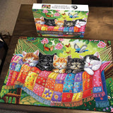 Cats Sleep in Spring Jigsaw Puzzle 1000 Pieces