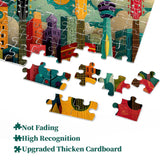 Guitar & City Jigsaw Puzzle 1000 Pieces