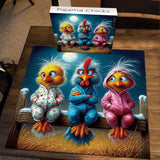 Puzzle Poussins Pyjama 1000 Pièces