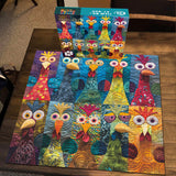 Patchwork Chick Jigsaw Puzzle 1000 Piece