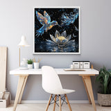 Hummingbird Lotus Jigsaw Puzzle 1000 Pieces