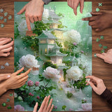 Puzzle color smeraldo del paese delle fate, 1000 pezzi