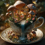 Pilz-Teetasse-Puzzle 1000 Teile