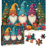 Jolly Snow Gnome Jigsaw Puzzles 1000 Pieces