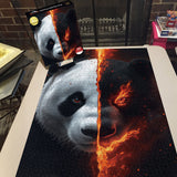Puzzle Panda del Regno del Fuoco da 1000 pezzi