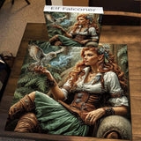 Elf Falconer Jigsaw Puzzle 1000 Pieces