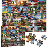 Patriot Dog Jigsaw Puzzles 1000 Pieces