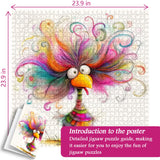 Puzzle 1000 pièces Oiseau Explosif