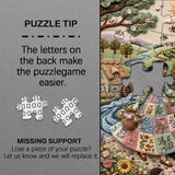 Threaded Fields Jigsaw Puzzle 1000 Pieces