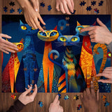 Puzzle di Gatti dei Sogni Vividi, 1000 Pezzi