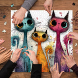 Agile Cat Group Jigsaw Puzzle 1000 Pieces