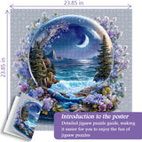 Sea Mond Kristallkugel Puzzle 1000 Stücke