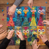 Patchwork Chick Jigsaw Puzzle 1000 Piece