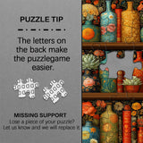 Puzzle Bibliothèque Blooming 1000 Pièces