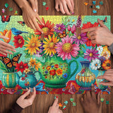 Colorful Flowers Jigsaw Puzzle 1000 Pieces