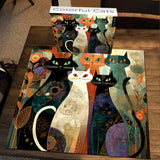 Puzzle di Gatti Colorati 1000 Pezzi