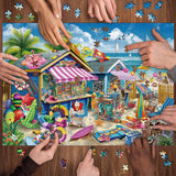 Beachside Boutiques Jigsaw Puzzle 1000 Pieces