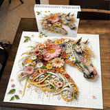 Puzzle Cavallo in Fiore 1000 Pezzi