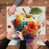Puzzles Apple en fleurs de couleur 1000 pièces