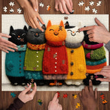 Cozy Cat Art Jigsaw Puzzle 1000 Pieces