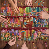 Fairy Bookshelf Jigsaw Puzzle 1000 Pieces