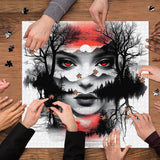 Puzzle Enigmatique Écarlate 1000 Pièces