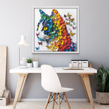 Rainbow Butterfly Cat Jigsaw Puzzles 1000 Pieces