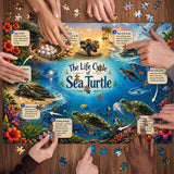 Meeresschildkröten-Lebensreise-Puzzlespiel 1000 Teile