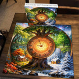 Rompecabezas del Reloj de las Estaciones 1000 Piezas