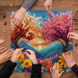 Diamond Paper Bloom Puzzle 1000 Teile