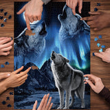 Star Night Wolf Jigsaw Puzzle 1000 Pieces