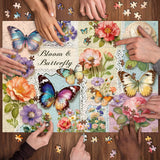 Butterfly Bloom Jigsaw Puzzle 1000 Pieces