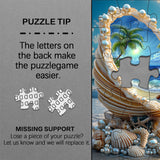Seashell Mirror Jigsaw Puzzles 1000 Pieces