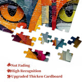 Puzzle geometrico del gattino 1000 pezzi