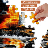 Rock Lighthouse Jigsaw Puzzle 1000 Pieces