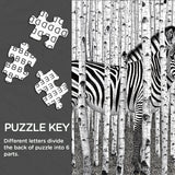 Zebra Forest Jigsaw Puzzle 1000 Pieces