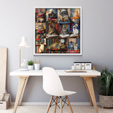 Cat's Library Jigsaw Puzzles 1000 Pieces